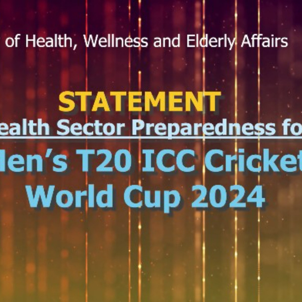 Health Sector Preparedness for Men’s T20 ICC Cricket World Cup artwork