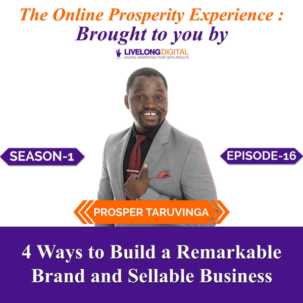 4 Ways to Build a Remarkable Brand and Sellable Business artwork