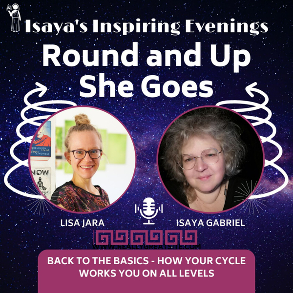 Back to the Basics - How your cycle works you on all levels, with Lisa Jara artwork