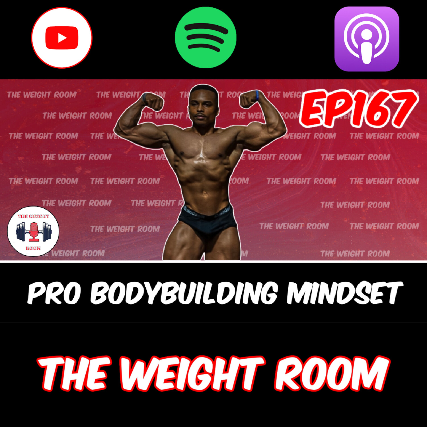 cover of episode EP167: IFBB Pro Bodybuilding, Stretching, and Having a Pro Mindset w/ Killa Cam