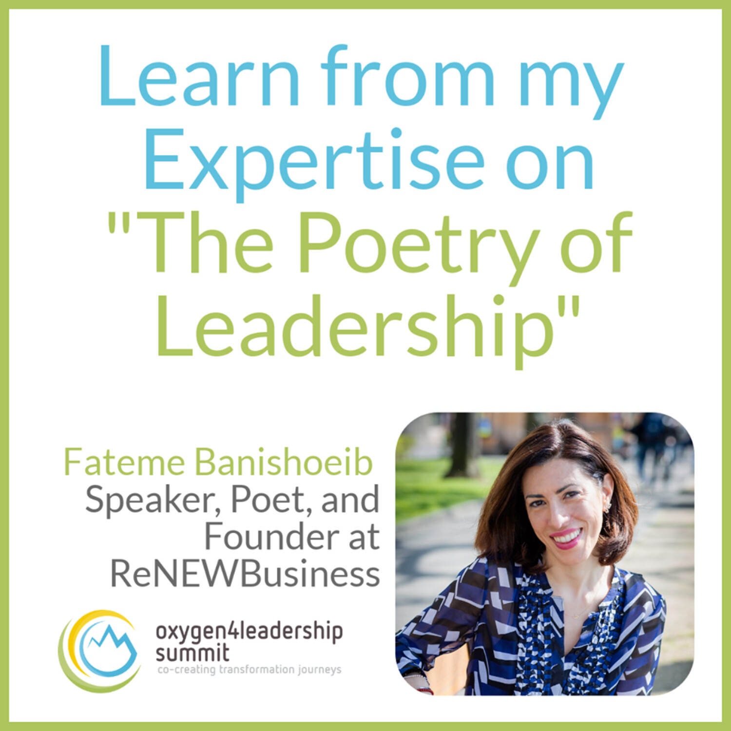 The oxygen4leadership Summit Podcast