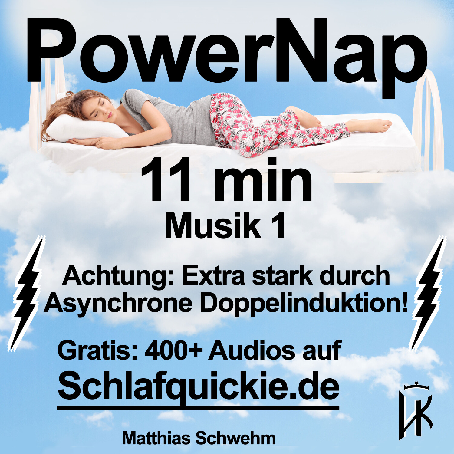 Power Nap 11 min ⚠️Extra stark! ﻿Asynchrone Doppelinduktion!💥 Musik 1;  Schlafquickie, Mittagsschlaf NSDR episode artwork