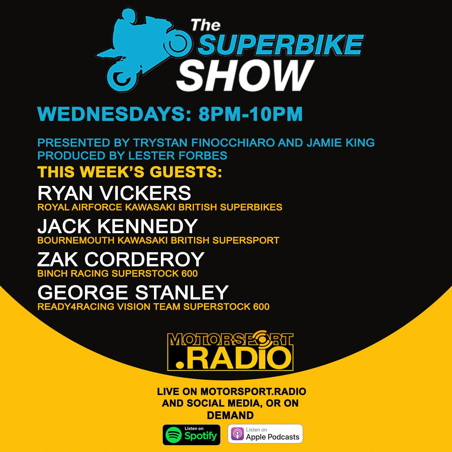The Superbike Show: Ryan Vickers, Jack Kennedy, Zak Corderoy & George Stanley