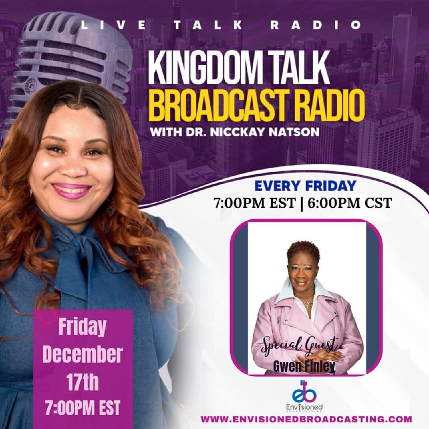 Kingdom Talk Broadcast Radio with Dr. Nicckay Natson