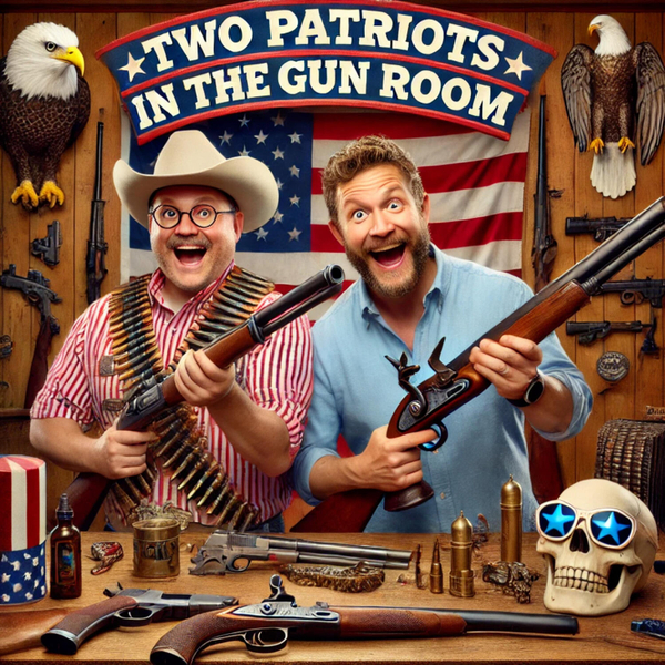 Two Patriots in the Gunroom artwork