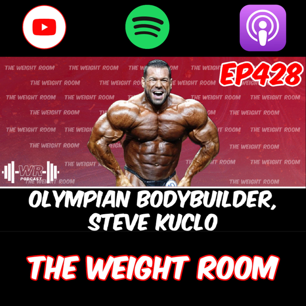 EP428: IFBB Pro Olympian Bodybuilder, Steve Kuclo artwork