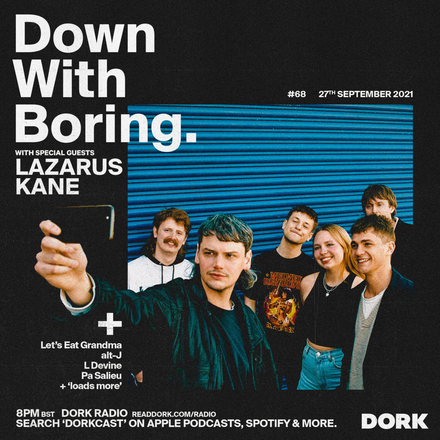 cover of episode Down With Boring #0068: Lazarus Kane