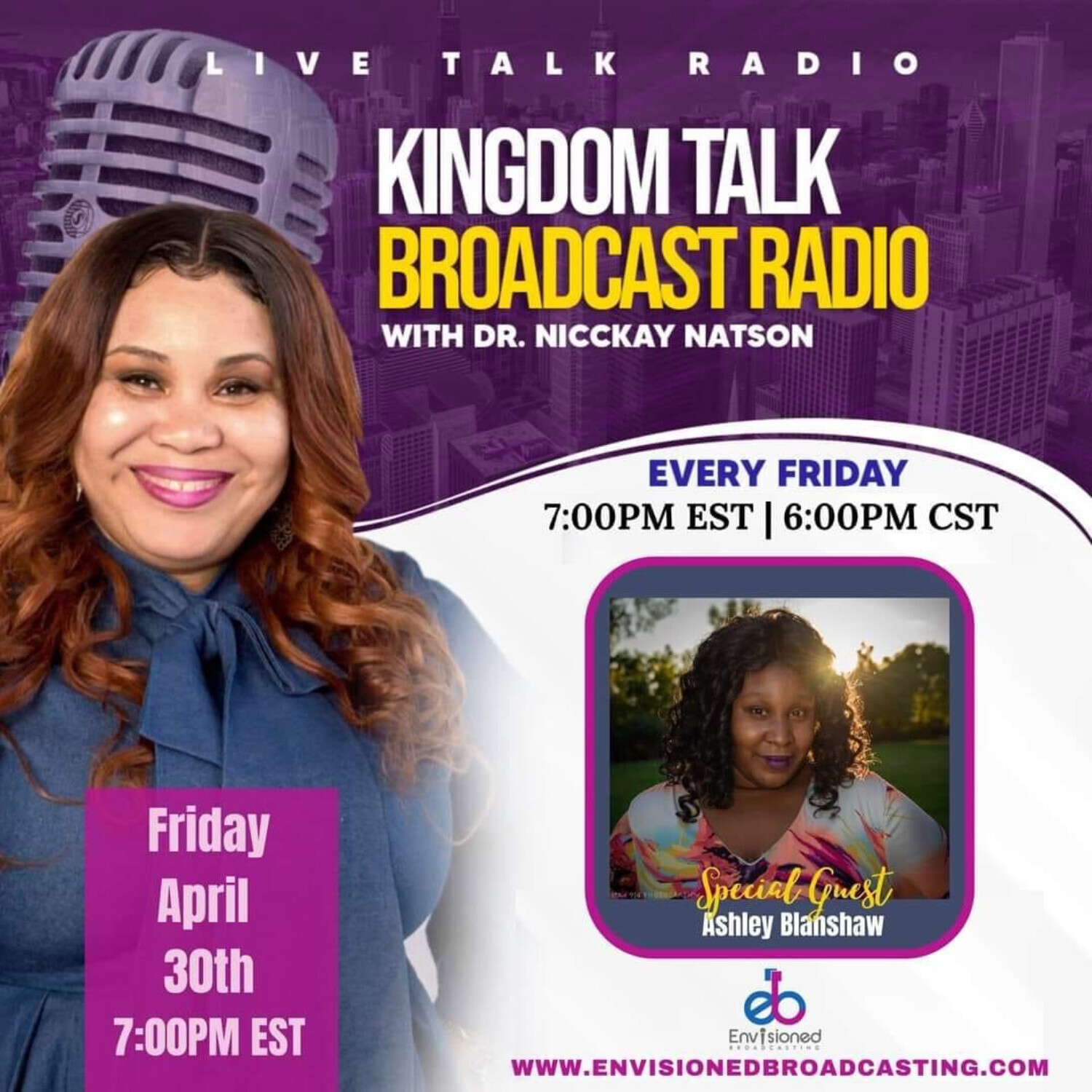 Kingdom Talk Broadcast Radio with Dr. Nicckay Natson