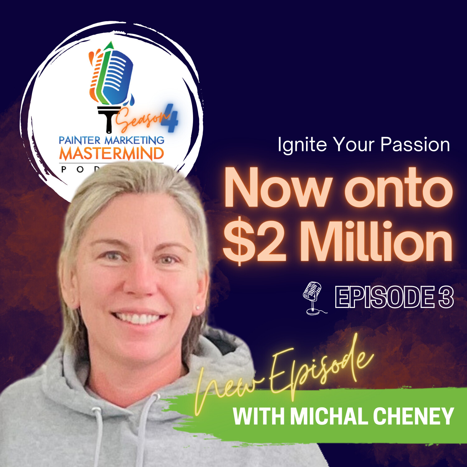 Interview with Michal Cheney of No Drip Painting - "Ignite Your Passion" Episode 3