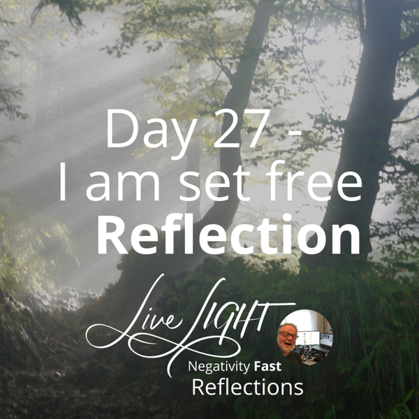 Day 27 - I am set free Reflection artwork