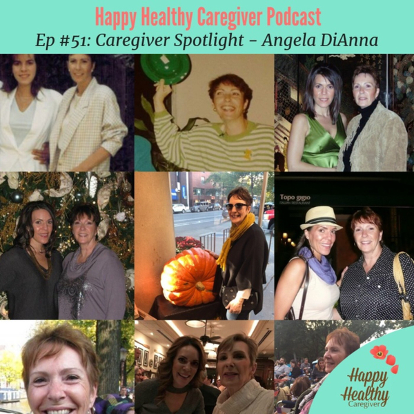 Working while Caregiving - Angela DiAnna Caregiver Spotlight artwork