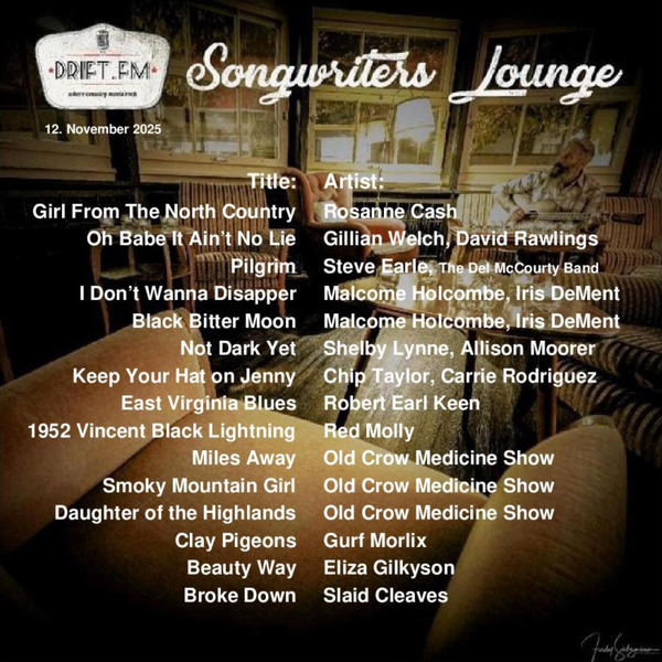 Songwriters Lounge vom 12. November 2025 artwork