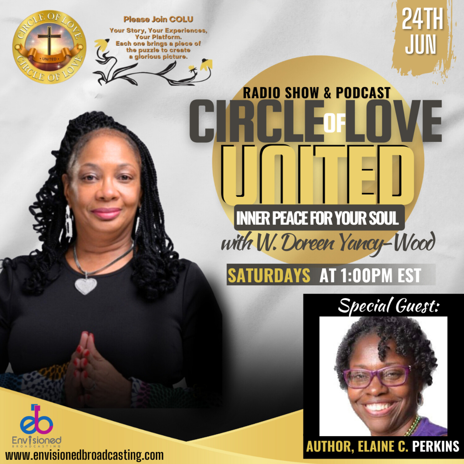 Circle of Love United 1st Anthology interview with Author, Elaine C Perkins episode artwork
