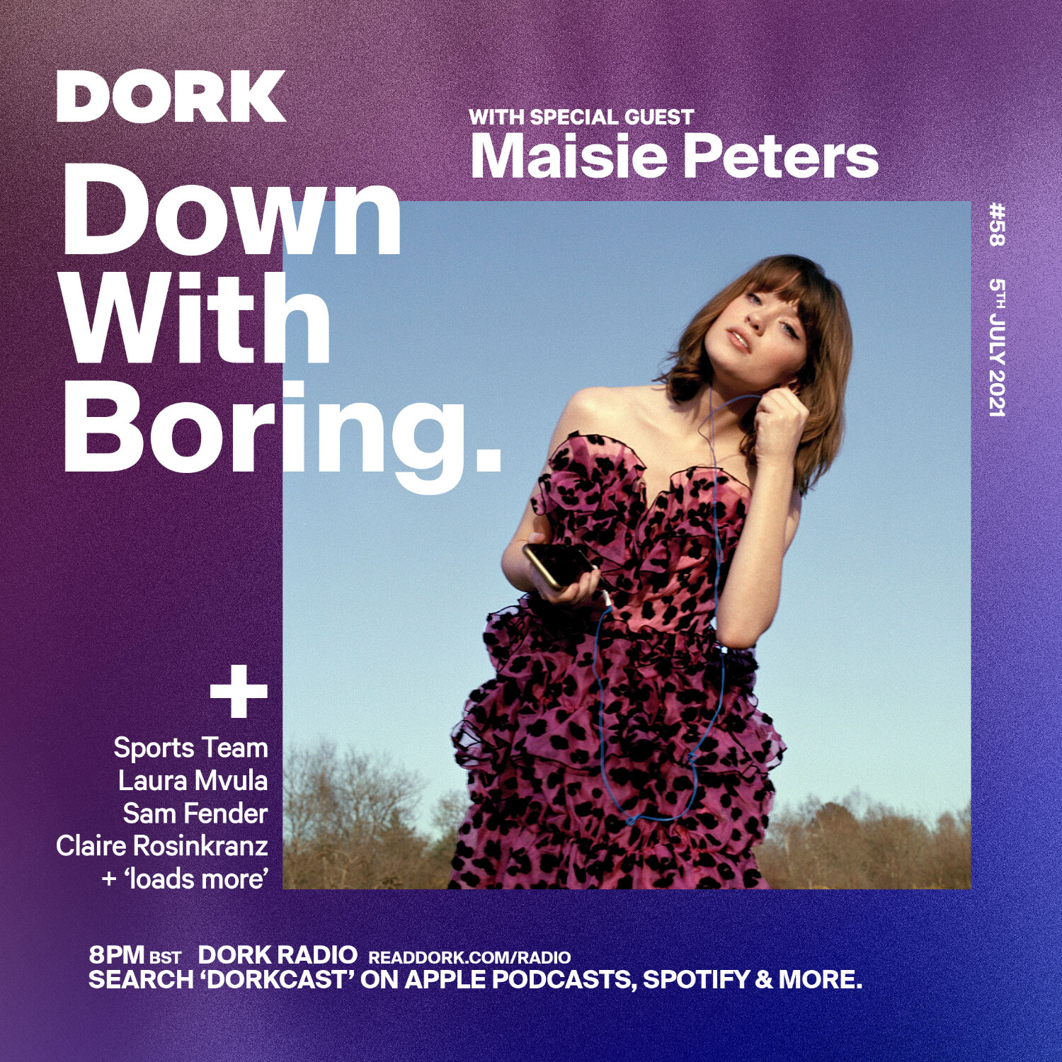 cover of episode Down With Boring #0058: Maisie Peters