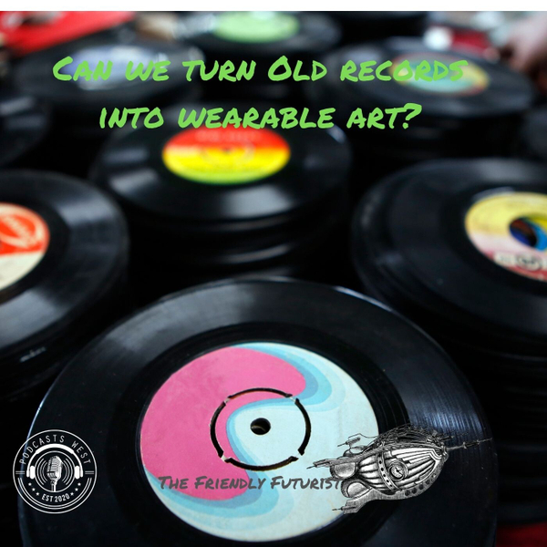 Can We Turn Unwanted Old Records Into Wearable Art? artwork