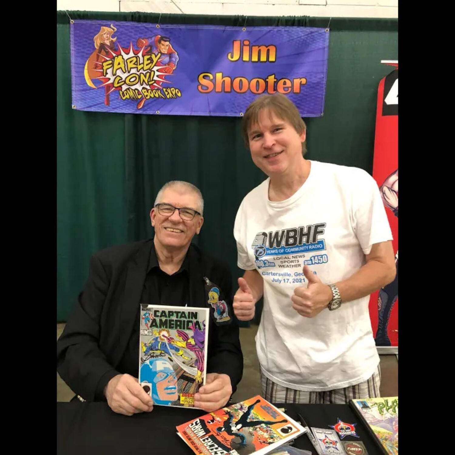Marvel's Jim Shooter at Farleycon August 14th, 2021 episode artwork