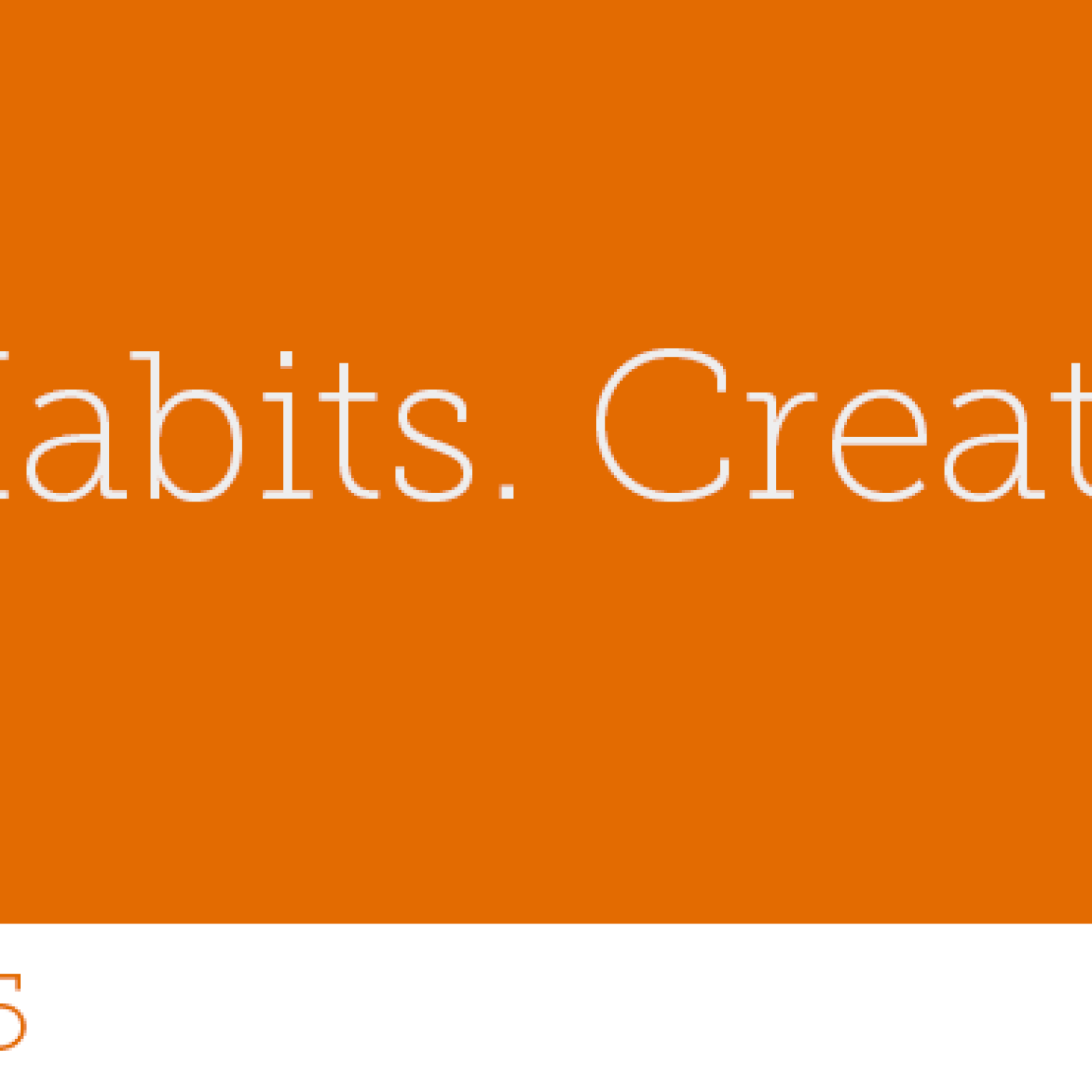 85 - Creative Habits. Creative Rituals. - podcast episode cover