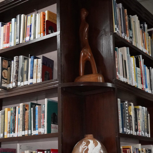 Inscription of the Derek Walcott Library artwork