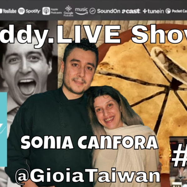 Eddy.LIVE Show ep. 130 Sonia Canfora, entrepreneurs, Gioia Italian Gourmet #Taiwanenglishpodcast artwork