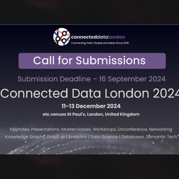 Connected Data London 2024 Call for Submissions Roundtable | Panel Discussion artwork