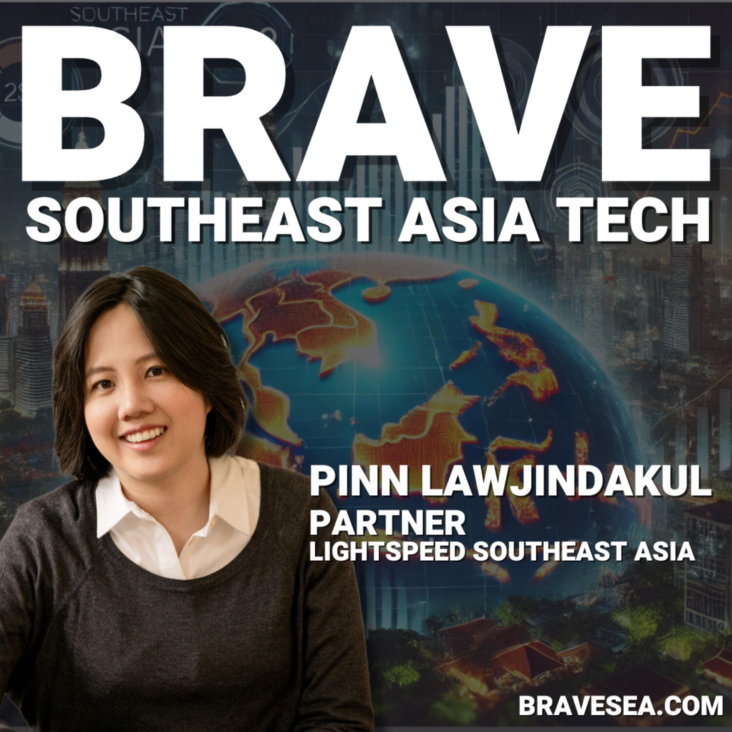 cover of episode Pinn Lawjindakul: Bain Consultant to Grab Head, Tiger Global to Lightspeed VC Partner, Southeast Asia vs. China & India - E520