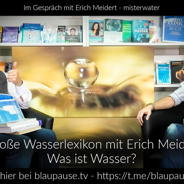 das große Wasserlexikon #2 mit Erich Meidert - Was ist Wasser? - blaupause.tv artwork