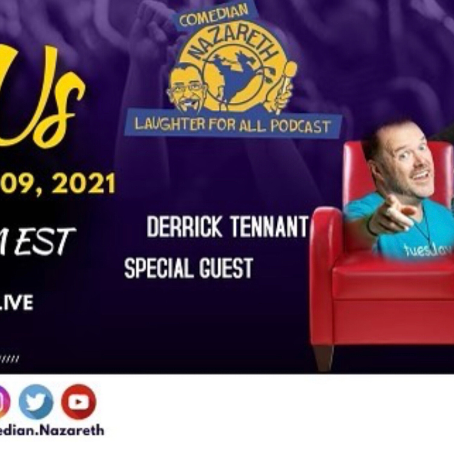 How to have Joy regardless of your situation with Comedian Derrick Tennant