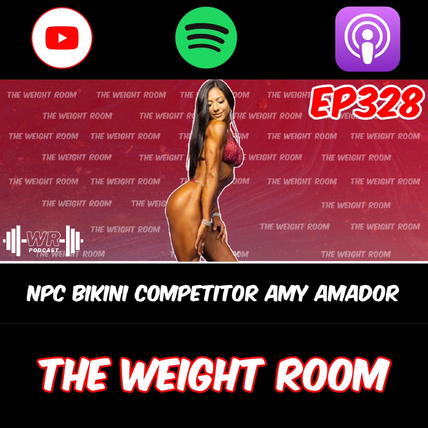 cover of episode EP328: NPC Bikini Bodybuilding Competitor, Amy Amador