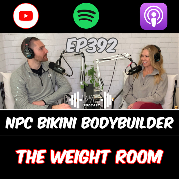 EP392: NPC Bikini Bodybuilder, Camille Moseley artwork