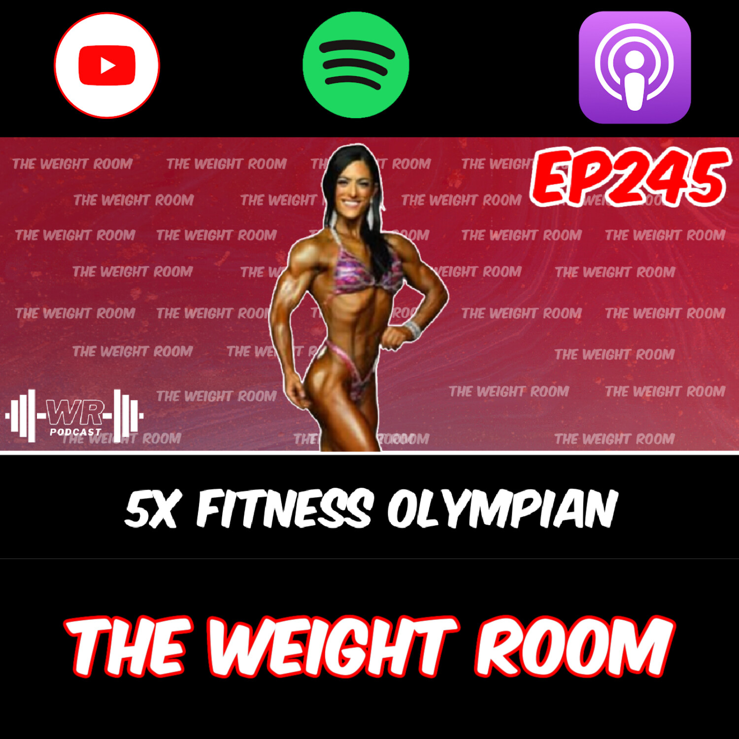 cover of episode EP245: 5 Time Fitness Olympian Sara Kovach on Mindset, Training, and Learning from Each Olympia