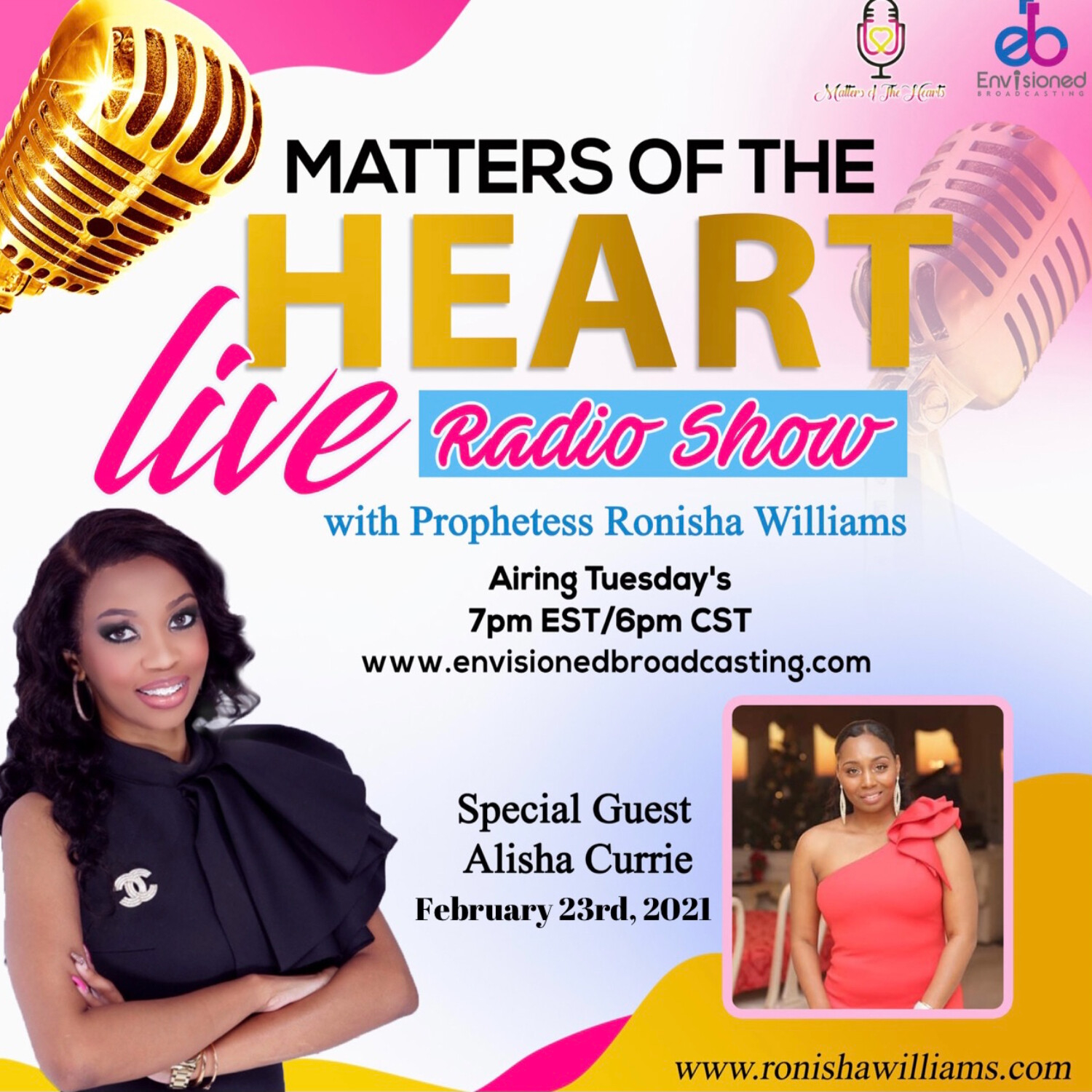 Matters Of The Heart with Prophetess Ronisha Williams
