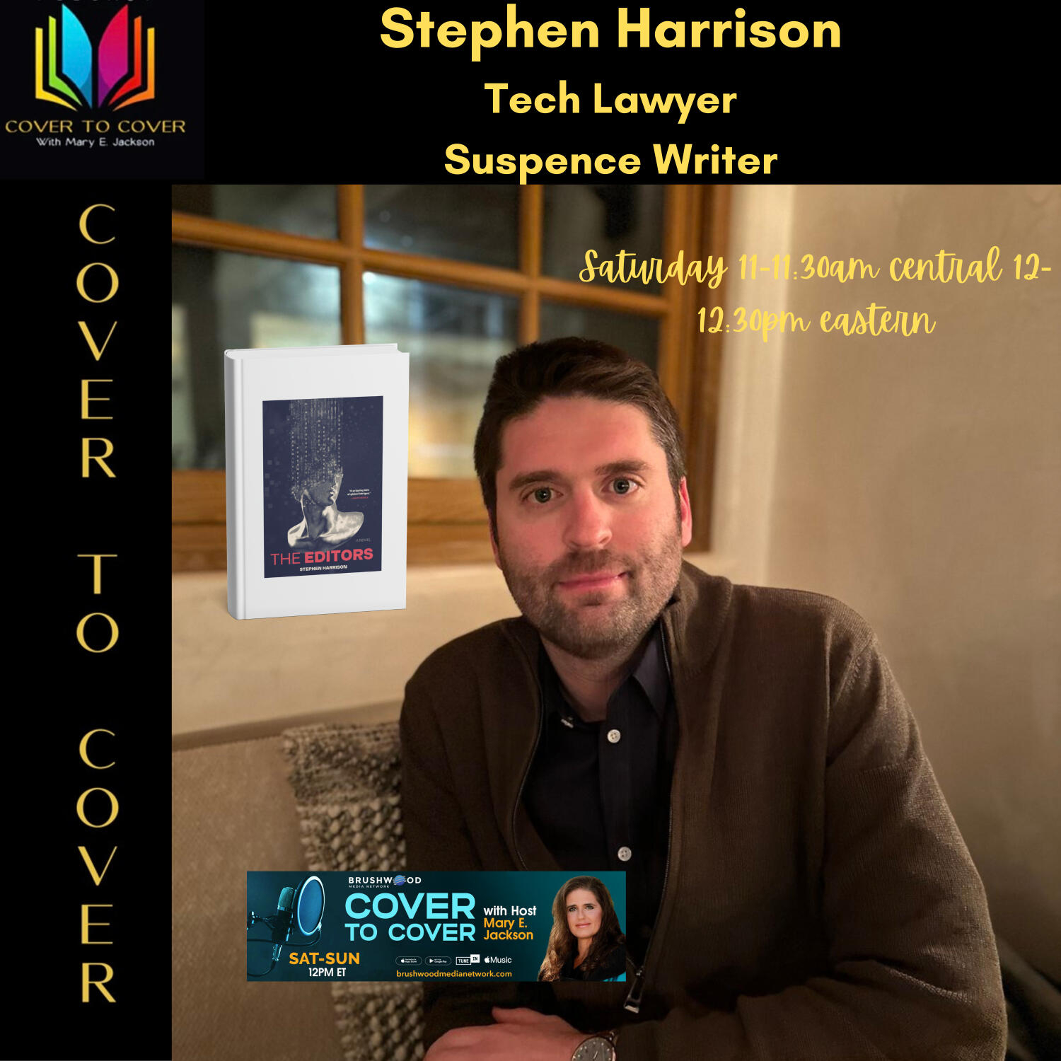 Stephen Harrison-Tech Lawyer, Wikipedia and Suspense Writer