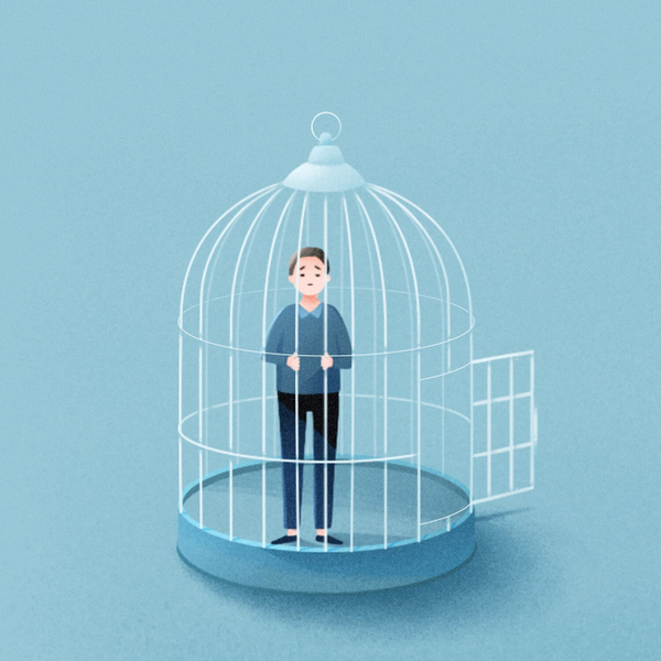 The Pursuit of Liberty: Escape from Freedom by Erich Fromm artwork