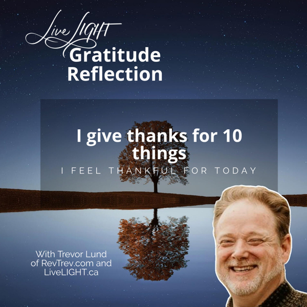 I give thanks for 10 things I feel thankful for today artwork