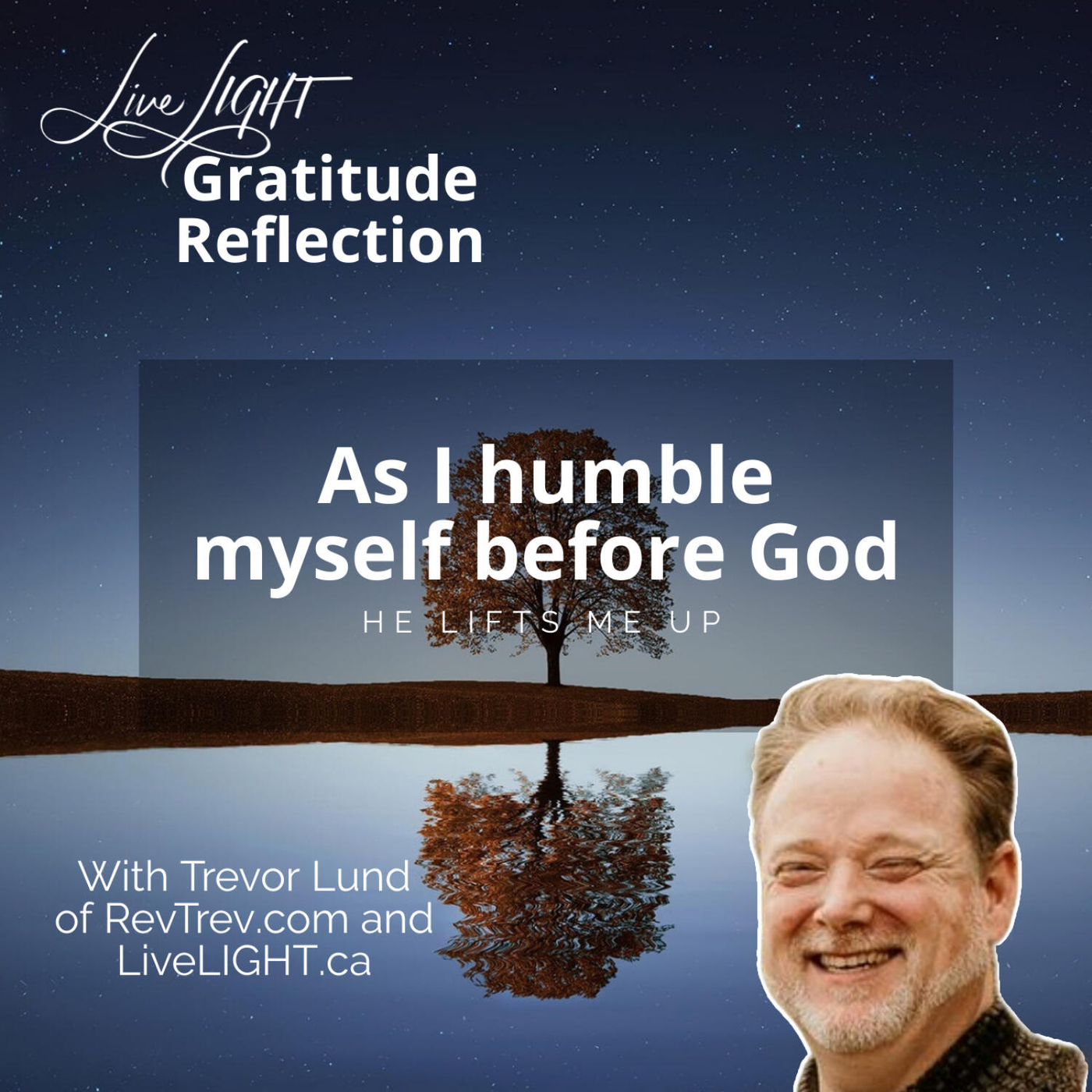 As I humble myself before God he lifts me up
