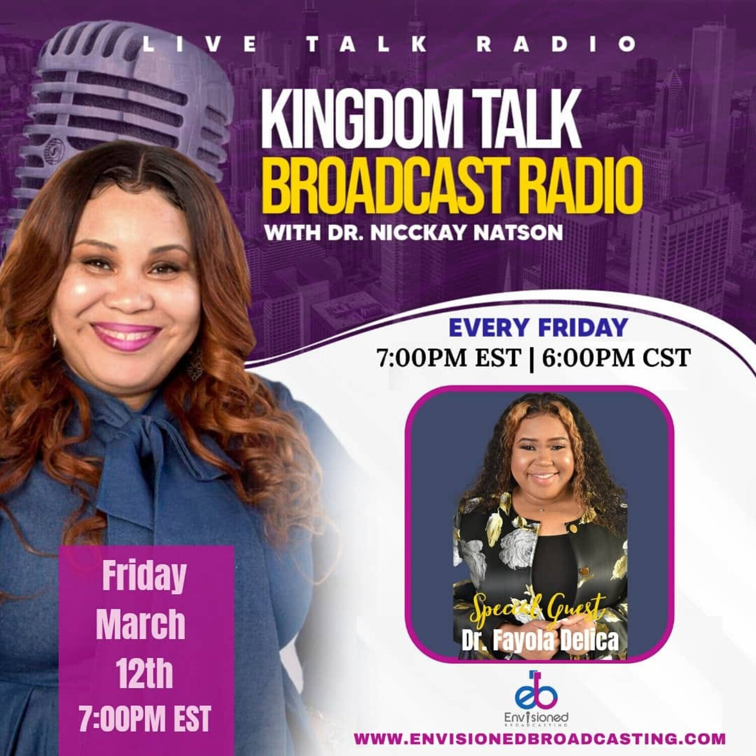 Kingdom Talk Broadcast Radio with Dr. Nicckay Natson