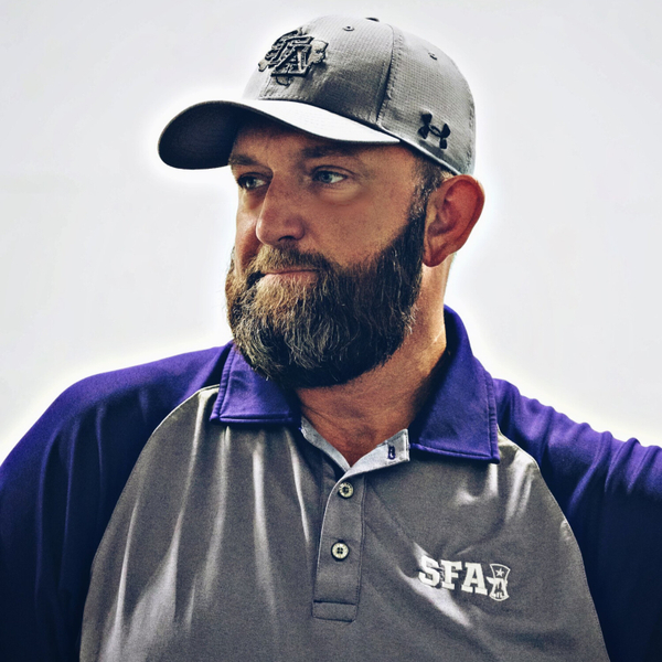 Jonathan Shuskey, 20 Year Army Vet, 3 Time Fort Benning Club Champion, & 40 Year Old Member of the Stephen F. Austin Men's Golf Team, Joins Me... artwork