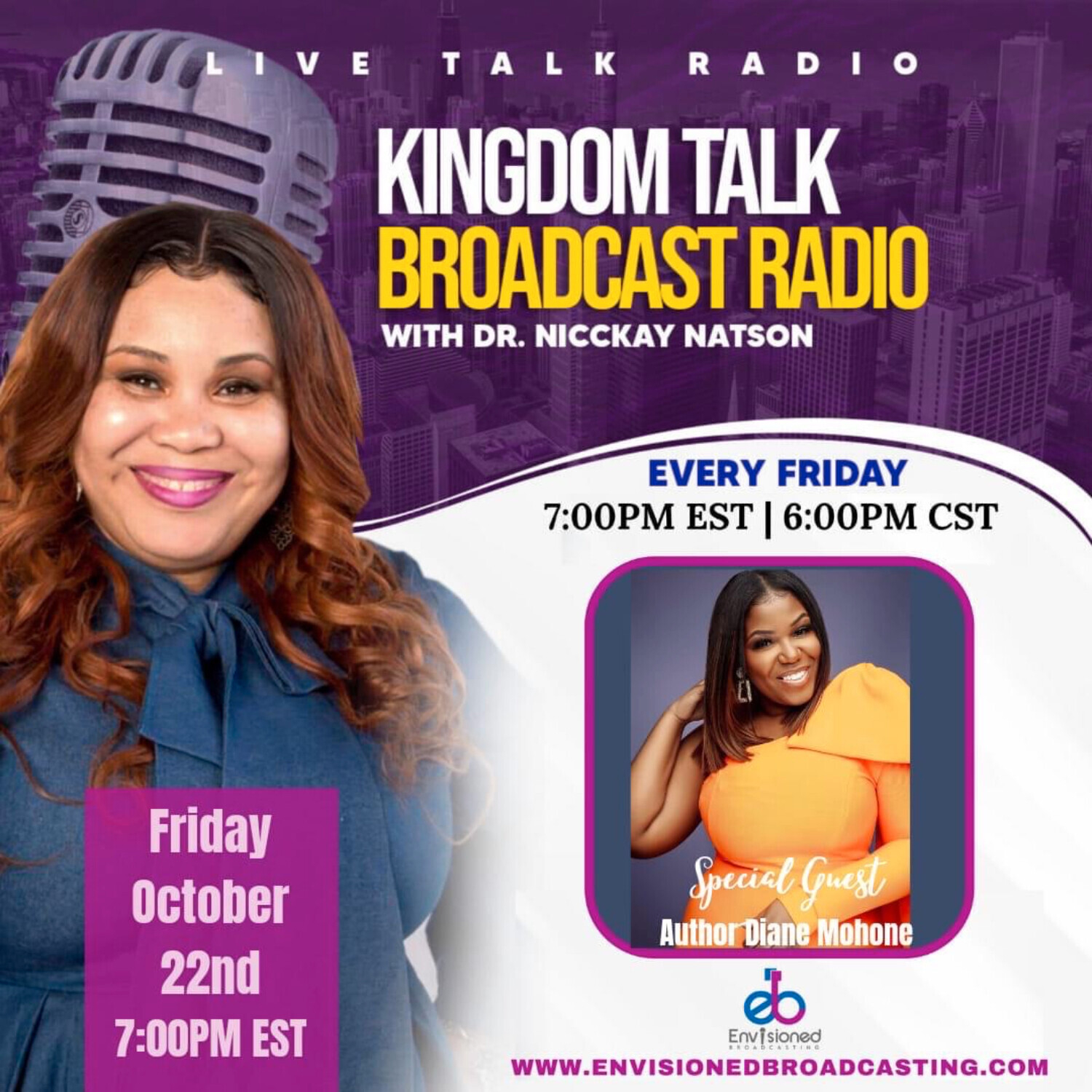 Kingdom Talk Broadcast Radio with Dr. Nicckay Natson