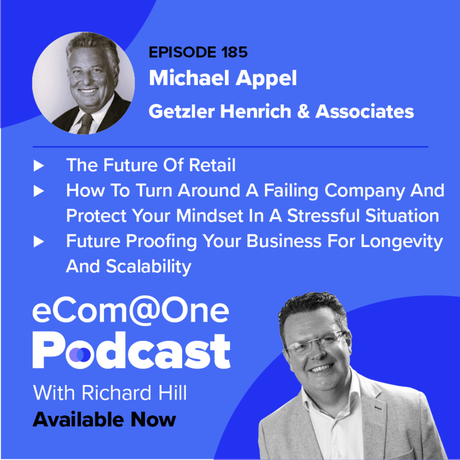 E185: Michael Appel - Retail Recovery Tactics: Tips for Addressing Liquidity, Retail Challenges and Customer Needs episode artwork