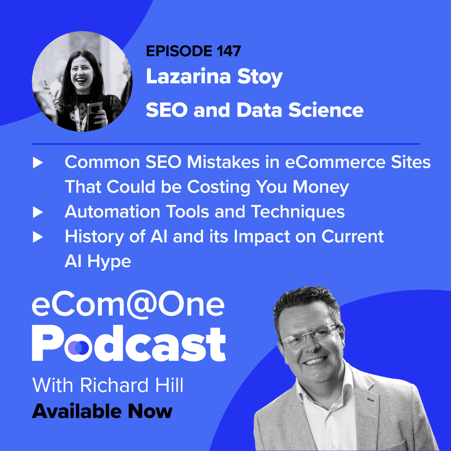 E147: Lazarina Stoy - Staying Ahead of SEO Trends with Data Science and Automation episode artwork