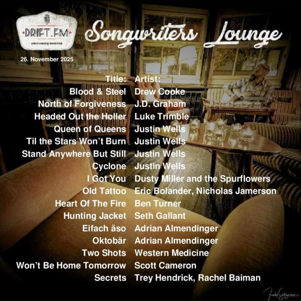 Songwriters Lounge vom 26. November 2025 artwork