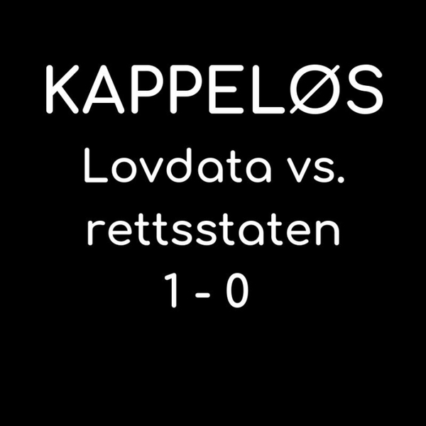 Lovdata vs. Rettsstaten 1 - 0 artwork