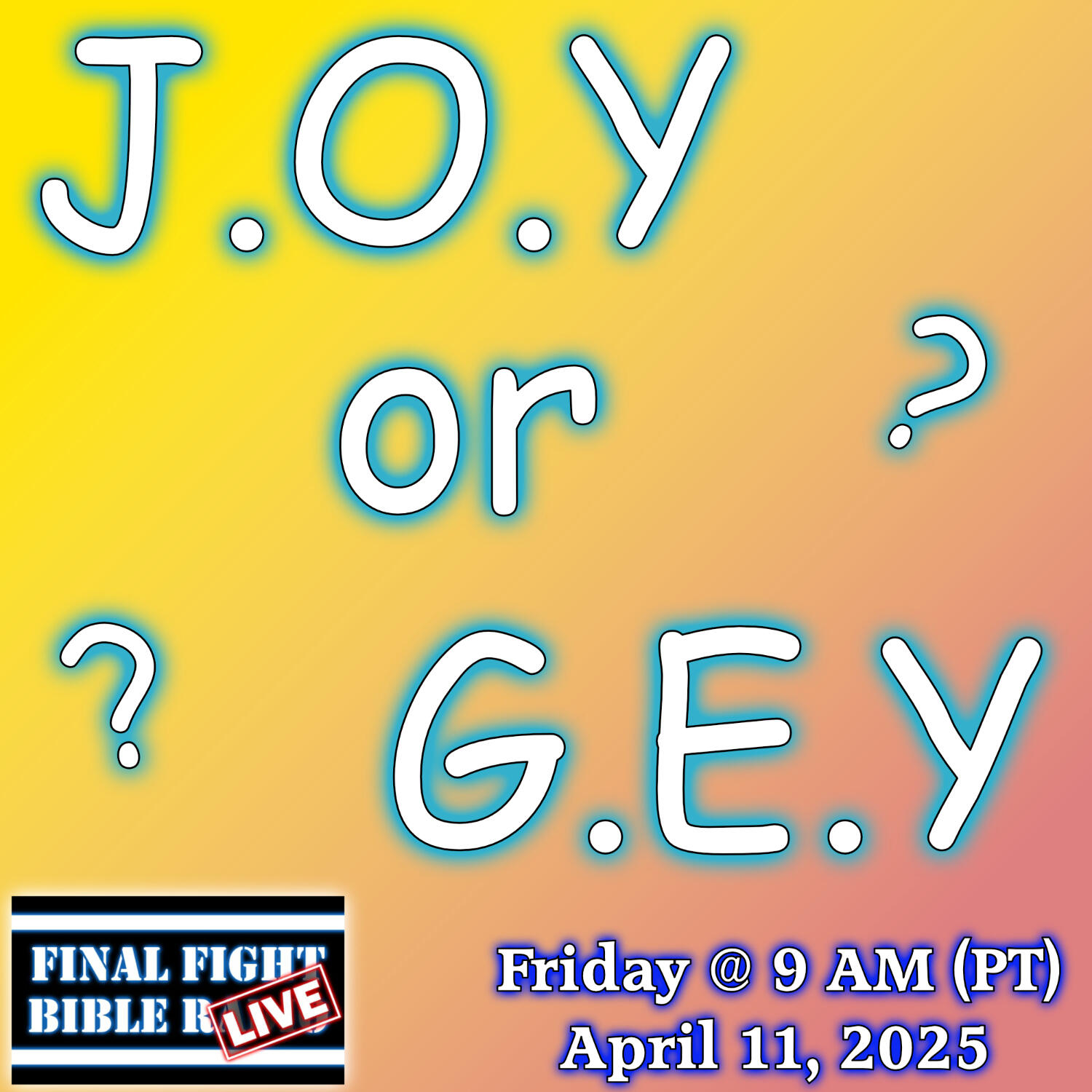 J.O.Y or G.E.Y ? episode artwork