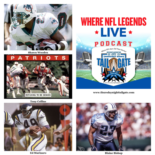 Thursday Night Tailgate, Where NFL Legends Live / Former USC & Chicago Bears  Pro Bowl FS Mark Carrier Joins Us on this Segment of Thursday Night  Tailgate NFL Podcast