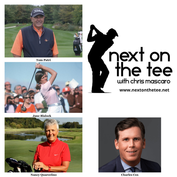 We're Talking Cups, Solheim & Ryder, with LPGA Legend Jane Blalock,  Top 100 Instructors Tom Patri & Nancy Quarcelino, Plus Swing U CEO Charles Cox... artwork