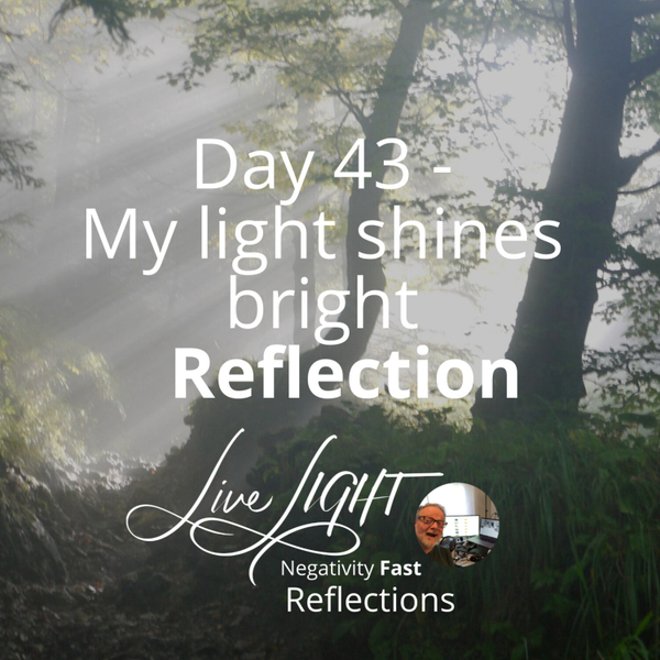 Negativity Fast Reflection - Day 43 - My Light Shines Bright artwork