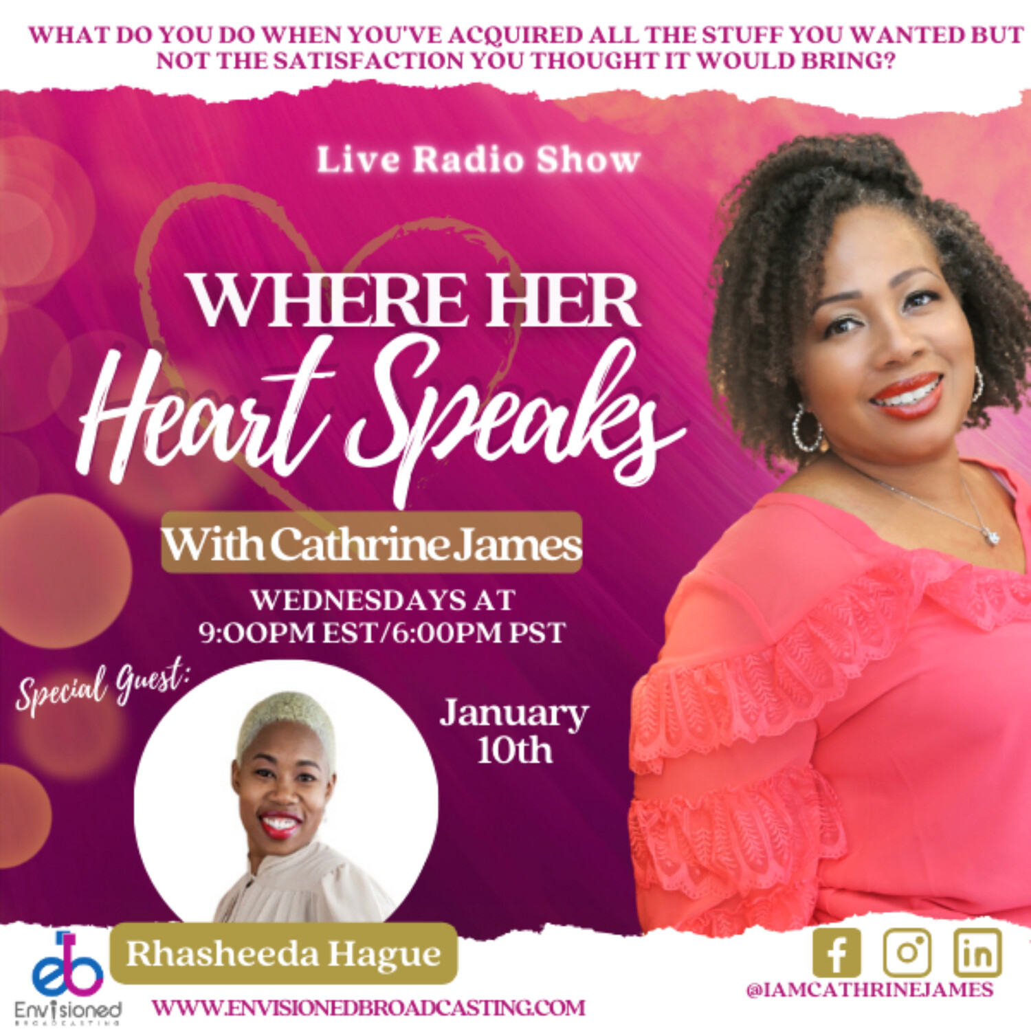 Where Her Heart Speaks with Cathrine James