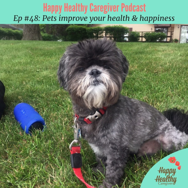 Pets improve your health & happiness artwork