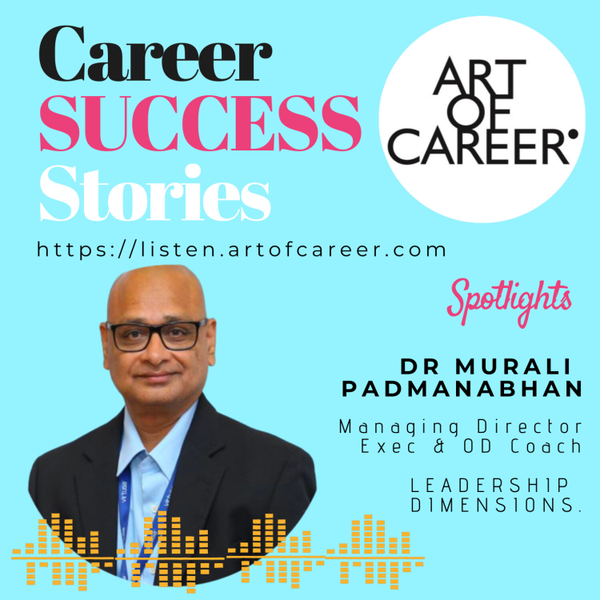 DR MURALI PADMANABHAN on Write A CV of Failures Before A CV of Success artwork