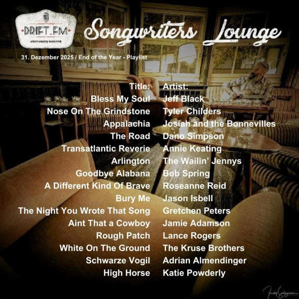 Songwriters Lounge vom 31. Dezember 2025 artwork